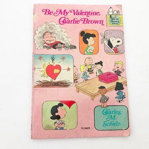 Vintage Be My Valentine Charlie Brown 1976 Peanuts Snoopy